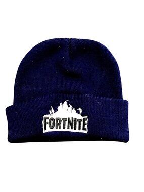 FORNITE KIDS BOY NAVY KNIT BEANIE ONE SIZE FITS MOST